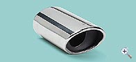 TS-17L 120x85 mm exhaust pipe