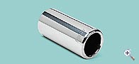 TS-19L stainless 80 mm exhaust pipe