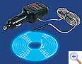 Filo luminoso blu con sensore (1m) 24 VOLT