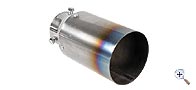 Fire-Tail Inox - 89 mm - Straight cut