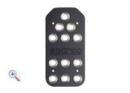 Poggiapiede guidatore Sparco Piuma nero