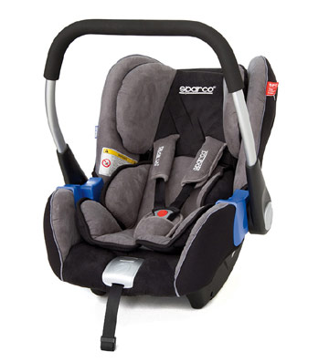 Seggiolino Sparco neonati 0-13 kg 0-18 mesi