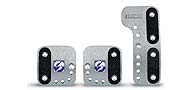 Pedaliera Sparco Technology anodizzata