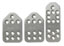 Sparco Piuma pedal set - classic silver