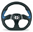 Simoni DTM black/blue steering wheel