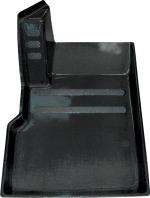 Driver footrest in carbon fiber LHD