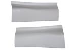 pair of rear enlargements for sideskirts in fiberclass