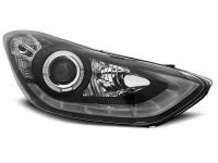 Pair Black DAYLIGHT LED no CE approval headlights