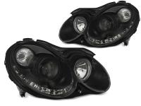 Pair Daylight Black Projectors headlights
