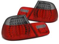 Red Smoke Led Rear Lights with Dynamic Turn Signal