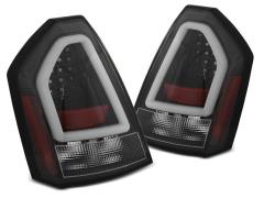 Coppia Fanali posteriori LED neri con barre LED