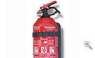 Car extinguisher with pressure gauge, 1 kg