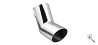 Elbow exhaust pipe 65 mm