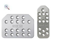 Sparco Piuma pedal set - automatic silver