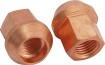 Copper nut 14x1.5 thread 19mm hex conical