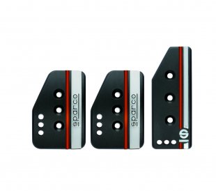 Sparco Settanta pedal cover set black