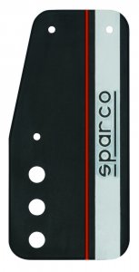 Sparco Settanta black footrest