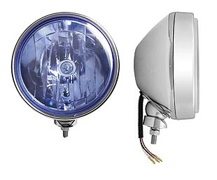 X-Tre, halogen driving light with position light - Blue lens 200 mm