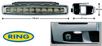 Coppia Luci DSL Led 112 mm