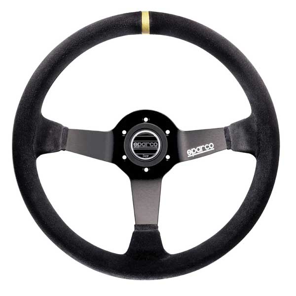 Racing Sparco M 325 dished 90 mm suede steering wheel
