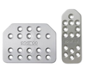 Pedaliera Sparco Piuma - automatic silver