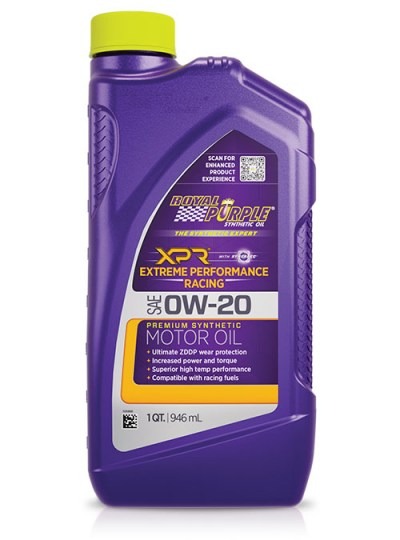 Olio Motore Sintetico Racing XPR 0W20 Royal Purple Lt. 0.946