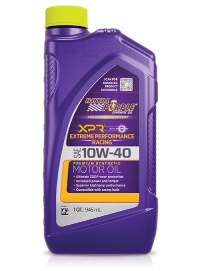 Synthetic Racing Oil XPR 10W40 Royal Purple Lt. 0.946