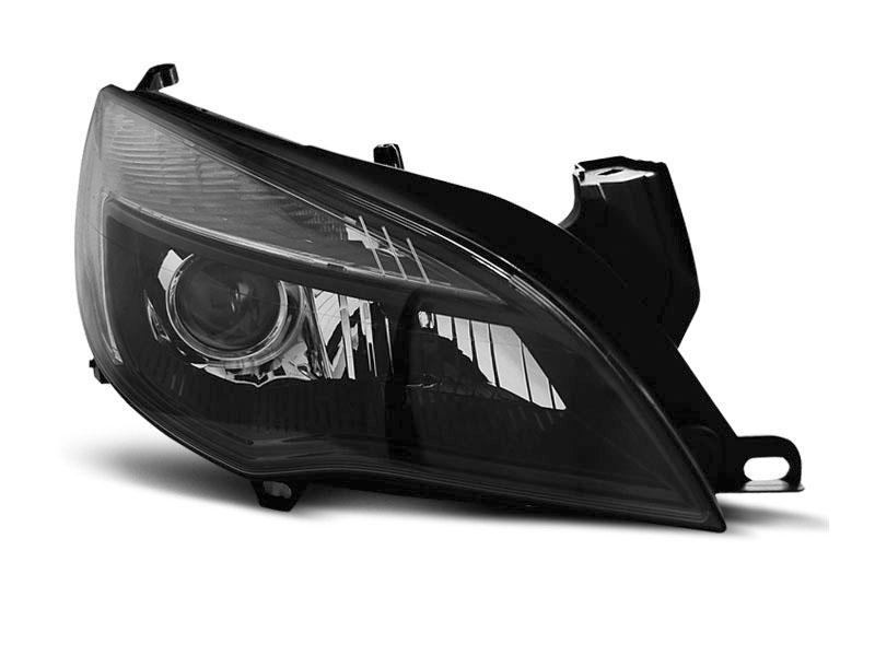 Fari Alogeni Johns Per Opel Astra G (1998-2004) - Cornice Nera, Vetro Trasparente, Con Predisposizione Regolazione Elettrica - Set L+R