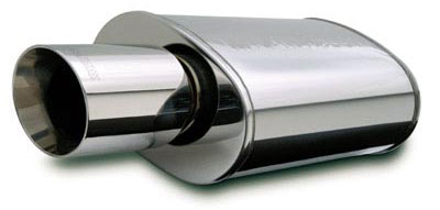 Novus Scarico Sportivo Gruppo N - Marmitta Singola 76 Mm Con Approvazione CE