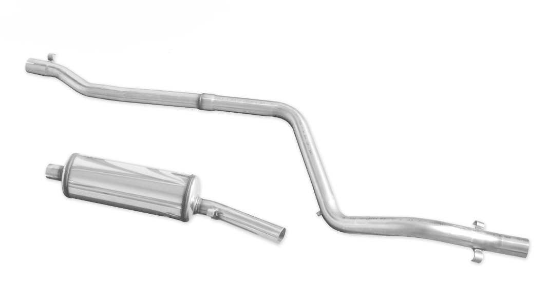 Novus Scarico Sportivo Gruppo N Con Terminali Tondi 2x90 Mm - Design RL - Omologato CE Per Un Montaggio Facile