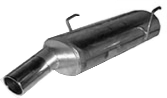 Stainless Steel Sport Exhaust PEUGEOT 206 - Ricambi Tuning - Store