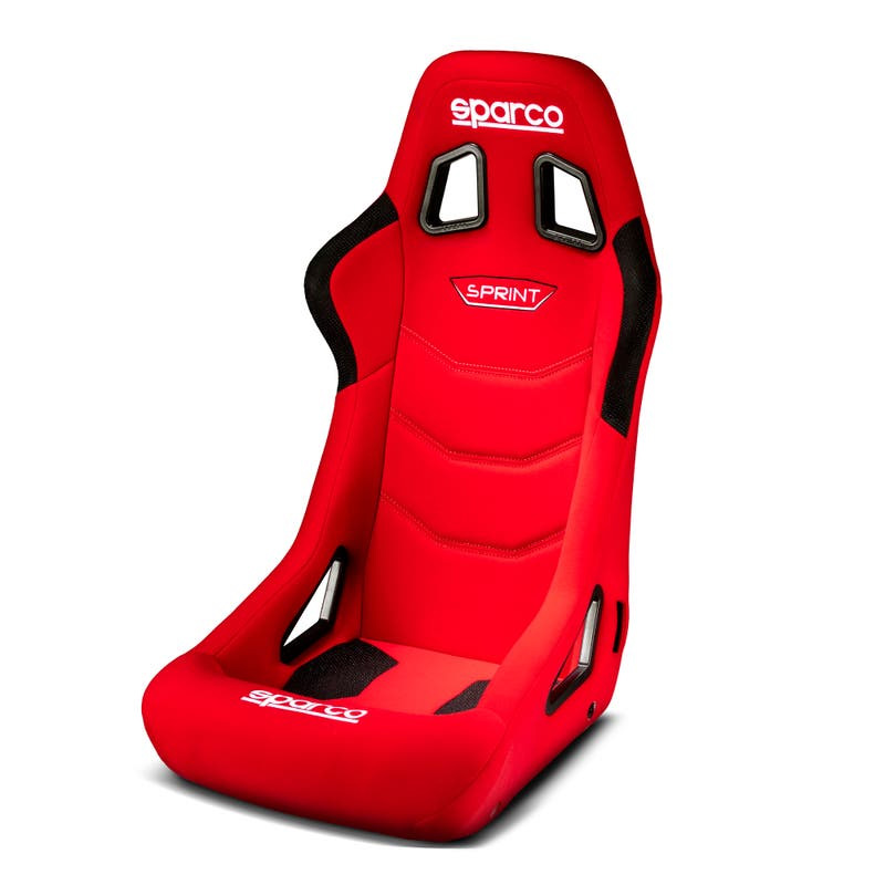 Sparco Sprint single frame car seat Red