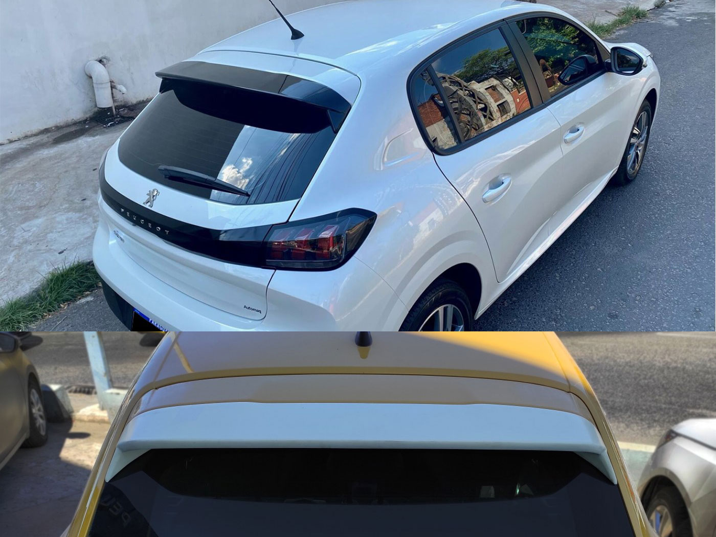 PEUGEOT 208 - spoiler paraurto posteriore senza foro marmitta - accessori -   - OEM-1607259880