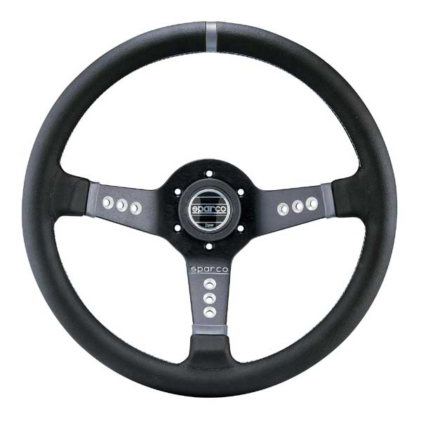 Sparco dished steering wheel L777 smooth leather