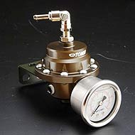 Fuel pressure regulator by rt with Gauge