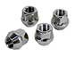 Set 4 steel nuts 14x1.5 thread 19mm hex conical