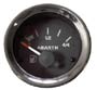 Fuel level gauge 52 mm black for Fiat 500 60s-70s