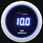 Digital oil pressure gauge C° blue LEDs ∅ 52 mm (2 in)