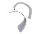 Pair front fender flares in fiberglass