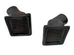 Pair brake air intakes in fiberglass