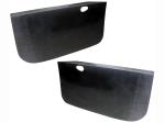 Pair of front door panels in carbon fiber 