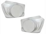 Pair of lamp pods for bumper in fiberglass 200 mm 