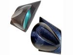 Pair of mirrors in carbon fiber 