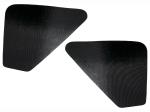 Pair of rear panels in carbon fiber 