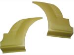 Pair of rear wing guards in kevlar 