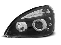 Pair Angel eyes Black headlights