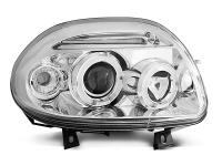 Pair Angel eyes Chrome headlights