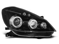 Pair Angel eyes Black headlights