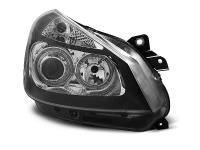 Pair Black Angel Eyes headlights