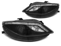 Pair Daylight Black Projectors headlights